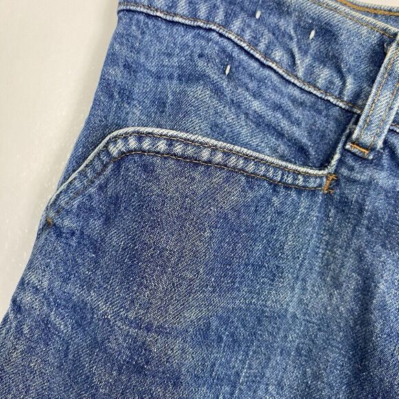 1970s Rare LEVIS Vintage Orange Tab Flap Pocket Bell bottom Circa 1970s 34 X 36 - Picture 4 of 14